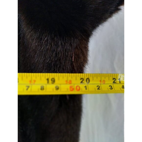 Jordache Women's Faux Fur Coat, L, Dark Brown, Perfect for Cold Weather. - Picture 9 of 10